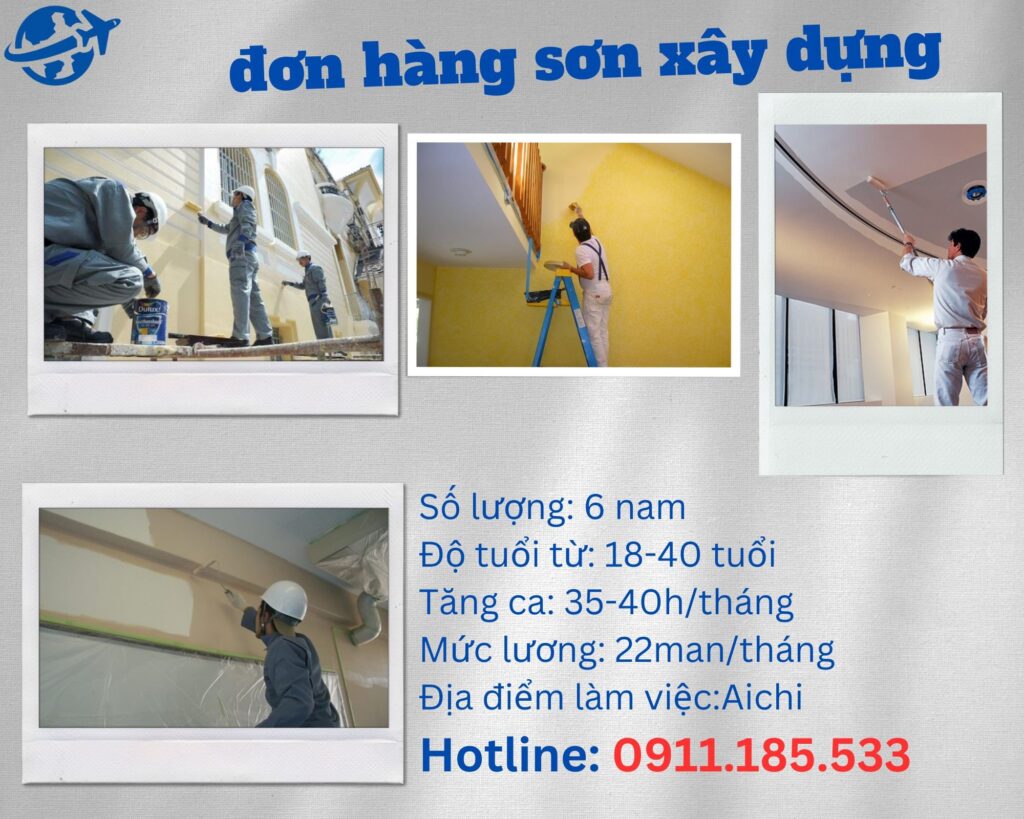 Đơn hàng Ngành xây dựng đơn hàng sơn xây dựng