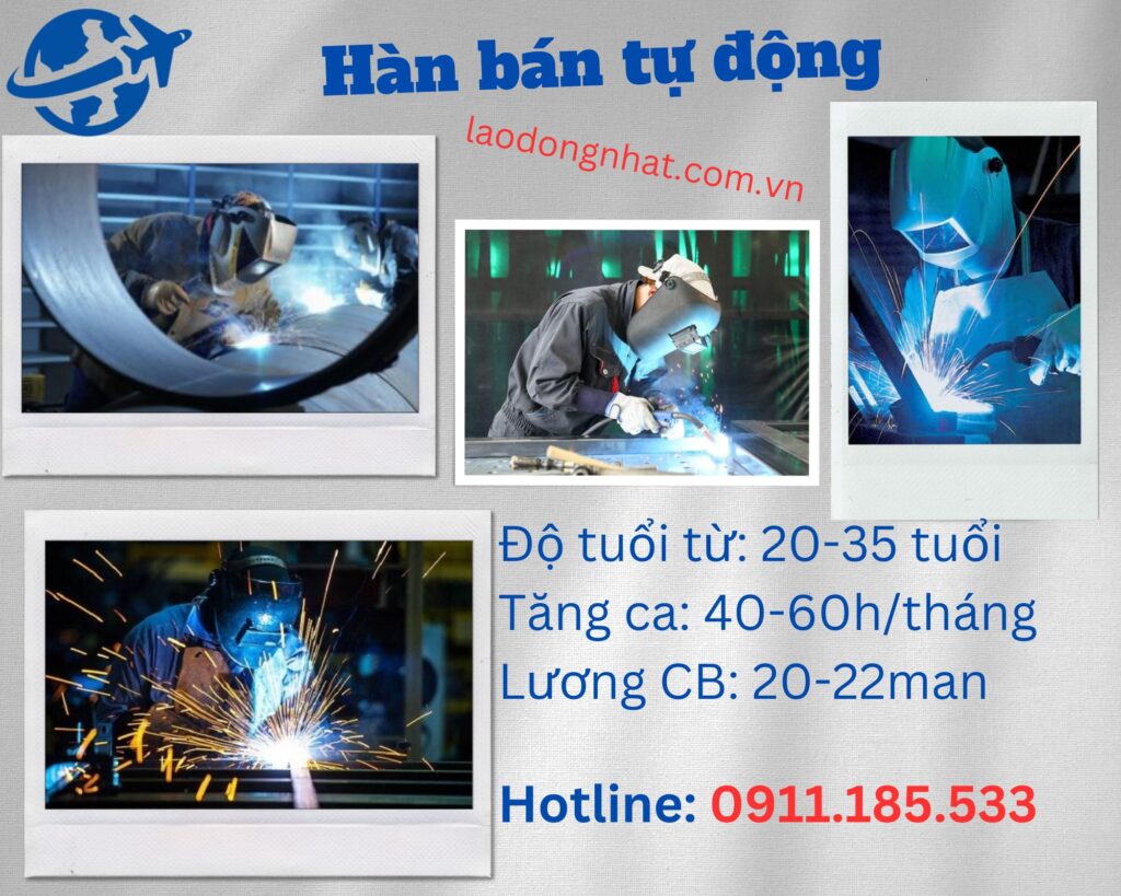 Đơn hàng XKLĐ Nhật Bản hàn bán tự động